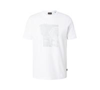 BOSS T-Shirt 'Imprint' vert pastel / blanc, Taille M