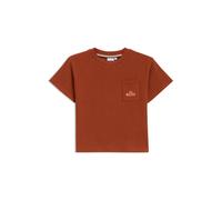 BOSS T-shirt Loose en coton à motif artistique brodé pour enfant - Style J52029/32604A, J52029 Orange foncé 126