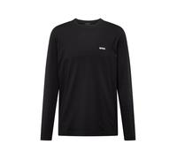BOSS Hommes Tee Long T-Shirt à Manches Longues en Coton Stretch avec Logo Contrastant