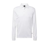 Boss Pado Long Sleeve Polo Blanc L Homme