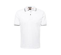 BOSS Hommes Passertip Polo Slim en piqué de Coton Stretch délavé