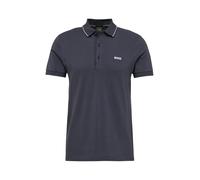 Polo Boss Green Paule Logo manches courtes noir blanc - S