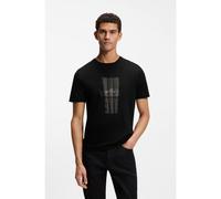 BOSS T-shirt Porsche x BOSS en coton mercerisé avec graphismes réfléchissants - Style TS_PS Spirit70 Grx, 50559811 Noir L