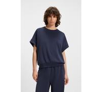 BOSS T-shirt Regular à logo manuscrit - Style C_Enari, 50543499 Bleu foncé XL