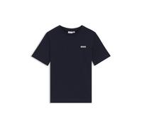 BOSS T-shirt Regular en coton avec logo imprimé pour enfant - Style J25P23/09B12A, J25P23 Bleu foncé 162