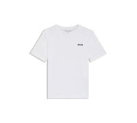 BOSS T-shirt Regular en coton avec logo imprimé pour enfant - Style J25P23/09B12A, J25P23 Blanc 138