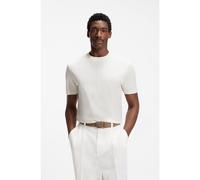 BOSS T-shirt Regular en coton avec structure jacquard en relief - Style C-Taut 118, 50565159 Naturel L