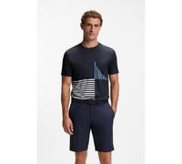 BOSS T-shirt Regular - Style Tee Striped C1, 50576647 Bleu foncé L