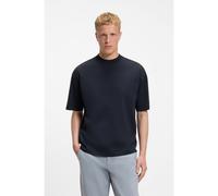 BOSS T-shirt Relaxed en coton à logo brodé - Style Te_Tile, 50565012 Bleu foncé XXL