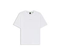 BOSS T-shirt Relaxed en jersey de coton haut de gamme - Style Tee 10, 50519368 Blanc XL
