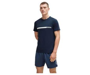 Boss T-Shirt RN Slim Fit, Beach_T_Shirt Homme, Navy413,