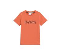 BOSS T-shirt Slim en coton avec logo imprimé pour enfant - Style J52034/41512A, J52034 Orange 138