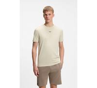 Boss Active 10280182 Green Short Sleeve T-shirt Beige M Homme