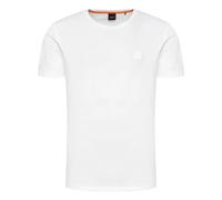 BOSS T-shirt en jersey de coton avec patch logo - Style Tales, 50508584 Blanc XS