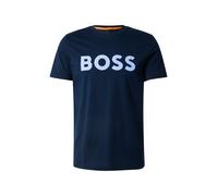 BOSS T-Shirt 'Thinking 1' bleu foncé / blanc, Taille M