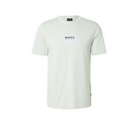 BOSS T-Shirt vert pastel / noir / blanc, Taille S