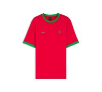 BOSS T-Shirt vert / rouge, Taille XS