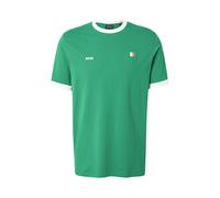 BOSS T-Shirt vert / rouge vif / blanc, Taille S