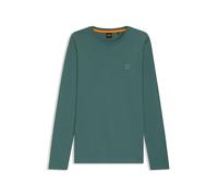 BOSS T-shirt en jersey de coton avec patch logo - Style Tacks, 50512111 Vert XL