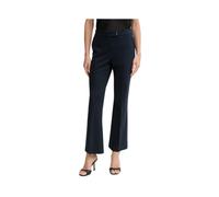 BOSS Pantalon évasé court en tissu stretch infroissable - Style Talia-Crop1, 50563831 Bleu foncé 44