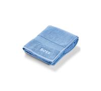 BOSS Tapis de bain à logo en coton de la mer Égée - Style LOFT Shell Bath mat 060090, BMAT-LOFT Bleu ONESI