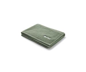 BOSS Tapis de bain en coton avec logo brodé contrastant - Style EDGE Blush Bath mat 050070, BMAT-EDGE Vert ONESI