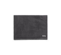 BOSS Tapis de bain en coton avec logo brodé contrastant - Style EDGE Mineral Bath mat 050, BMAT-EDGE Gris sombre ONESI