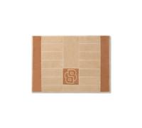 BOSS Tapis de bain en coton - Style DOUBLEB Beige Bath mat 050, BMAT-DOUBLEB Brun chiné ONESI