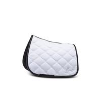 BOSS Tapis de selle d’équitation blanc spécial dressage avec strass - Style SADDLE PAD JUMP GLITTER, B6H0708 Blanc pcs.