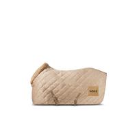 BOSS Tapis de selle d’équitation en velours avec cuir de mouton synthétique - Style SOFT RUG VELVET, B4H0801 Beige 155