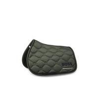 BOSS Tapis de selle d’équitation spécial saut d’obstacle avec matelassage à monogrammes Double B - Style CHELTENHAM SADDLE PAD JUMP, B7H0701 Vert sombre pcs.