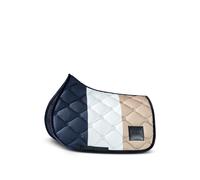 BOSS Tapis de selle d’équitation spécial saut d’obstacle avec rayures emblématiques et monogrammes Double B - Style JUMPING SADDLE PAD, B4H0703 Beige pcs.