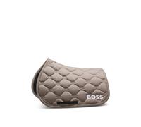 BOSS Tapis de selle d’équitation spécial saut d’obstacle - Style HAMPTON SADDLE PAD JUMP, B8H0801 Marron pcs.