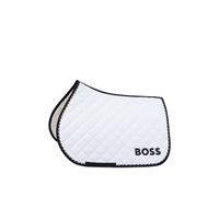 BOSS Tapis de selle de saut logoté à séchage rapide - Style JUMPING SADDLE PAD SIGN., B1H0701 Blanc pcs.