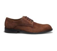 BOSS Chaussures derby en cuir suédé doux - Style Tayil-L_Derb_sdfs, 50563099 Marron foncé 43