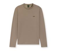 BOSS Hommes Tee Long T-Shirt en Coton Stretch à Logo Contrastant