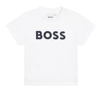 BOSS - Tee-Shirt Manches Courtes Blanc 100% Coton 3ANS