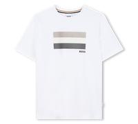 Boss - Tee-shirt Manches Courtes - Blanc - Garçon - 10 Ans
