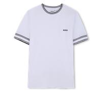 Boss - Tee-shirt Manches Courtes - Blanc - Garçon - 10 Ans