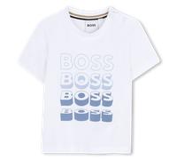 Boss - Tee-shirt Manches Courtes - Blanc - Garçon - 12 Mois