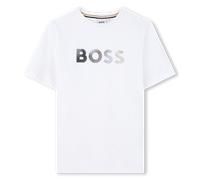 Boss - Tee-shirt Manches Courtes - Blanc - Garçon - 16 Ans