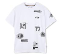 Boss - Tee-shirt Manches Courtes - Blanc - Garçon - 4 Ans