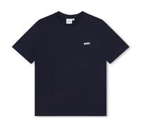 BOSS - Tee-shirt manches courtes J25P23 100% coton logo imprimé Bleu 10 ans