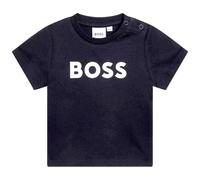 BOSS - Tee-Shirt Manches Courtes Bleu 100% Coton 3ANS