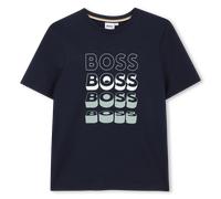 Boss - Tee-shirt Manches Courtes - Bleu Cargo - Garçon - 10 Ans