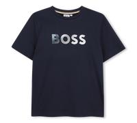 Boss - Tee-shirt Manches Courtes - Bleu Cargo - Garçon - 8 Ans
