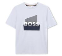 Boss - Tee-shirt Manches Courtes - Bleu Tendre - Garçon - 10 Ans