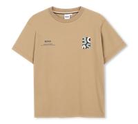Boss - Tee-shirt Manches Courtes - Dark Taupe - Garçon - 10 Ans