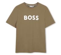 Boss - Tee-shirt Manches Courtes - Dark Taupe - Garçon - 6 Ans