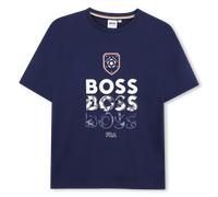 Boss - Tee-shirt Manches Courtes - Medieval Blue - Garçon - 10 Ans